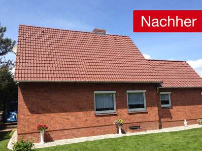 Dachbeschichtung nachher